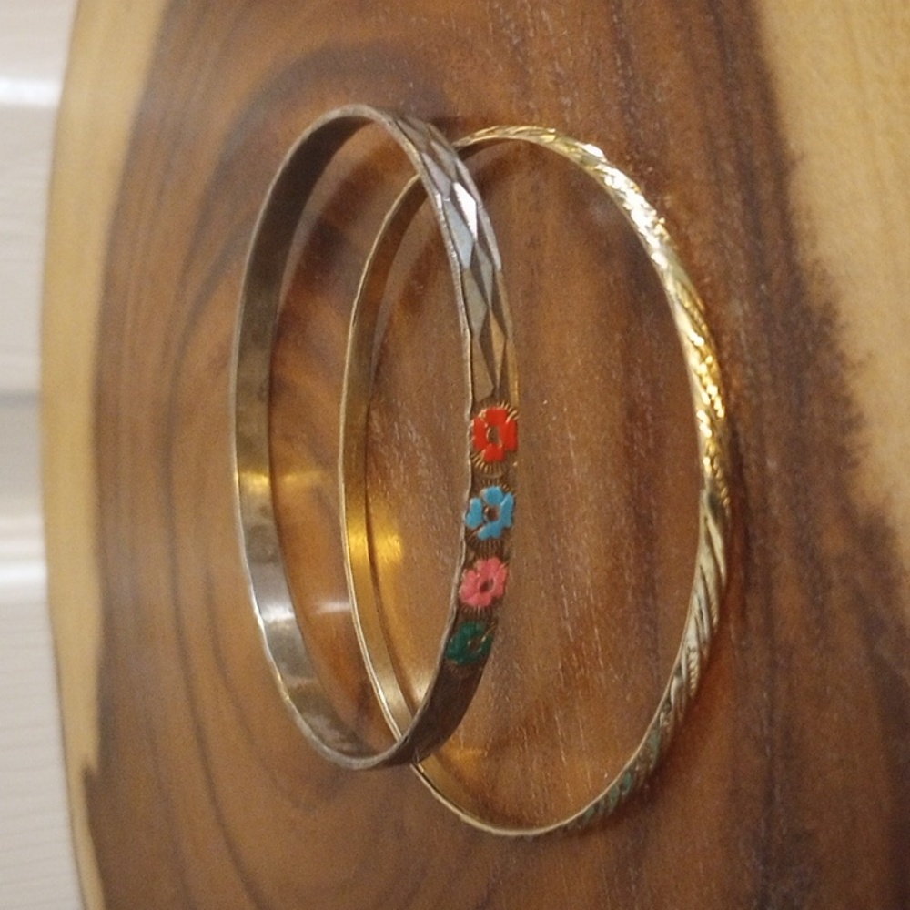 Vintage bangle bracelets
